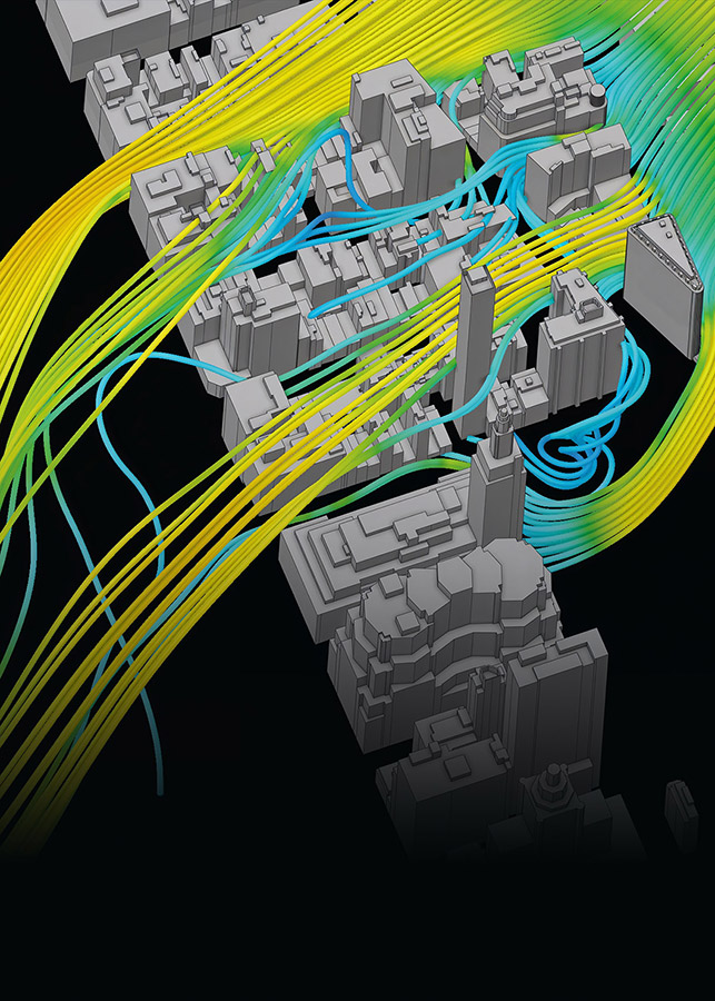 Urbane Windsimulation